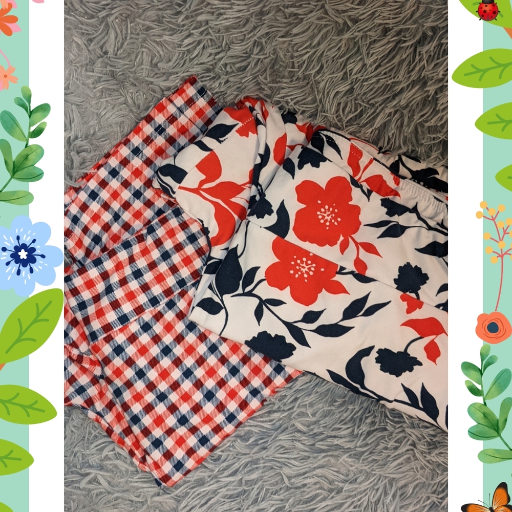 4th of July Capri Leggings